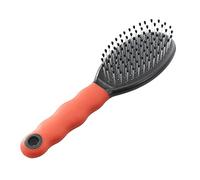 Ferplast Brosse pour Chiens - Poils Courts, Mi-longs & Longs - Poils Souples, Têtes Arrondies - Poignée Ergonomique Souple - Taille S, Rouge
