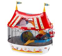 Cage Pour hamster Circus Fun 49,5*34*42,5 cm - Rouge - FERPLAST