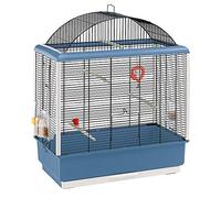 Ferplast Cage à Oiseaux, Canaris, Perruches et Autres Petits Oiseaux PALLADIO 4, livrée avec Accessoires, 59 x 33 x h 69 cm