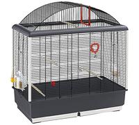 Ferplast Cage à Oiseaux, Canaris, Perruches et Autres Petits Oiseaux PALLADIO 5, livrée avec Accessoires, 71 x 38 x h n78 cm.