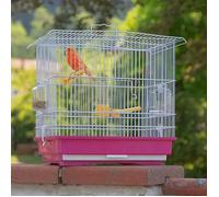 Ferplast Cage à oiseaux GIUSY pour canaris & perruches ondulées, accessoires, 39 x 26 x h 37 cm