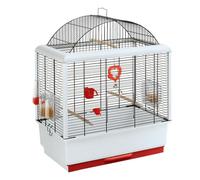 Ferplast Cage pour Canaris et Autres Petits Oiseaux Exotiques PALLADIO 3, Toit Panoramique, livrée avec Accessoires