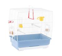 Ferplast Cage à Oiseaux Rekord 2 Cage pour Canaris, Perruches Ondulées, Accessoires Inclus, 39 x 25 x h 41 cm.