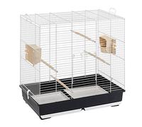 Ferplast Cage à Oiseaux Sonia Large Grande Cage pour Oiseaux, Perruches, Perroquets, Toui, Calopsittes, Accessoires Inclus, 72 x 44 x h 75,5 cm.