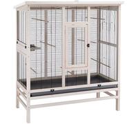 Ferplast cage à oiseaux Wilma Large 131,5 x 67 x 153 cm bois brun