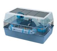 Cage - FERPLAST - DUNA FUN LARGE - 3 étages - 71,5 x 46 x 41 cm - Bleu