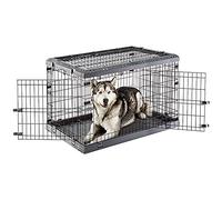Ferplast Cage Pliable pour Grands Chiens Superior 105 Clôture métallique, avec Séparateur, Double Verrouillage