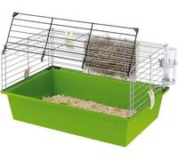 Ferplast cage pour cochons d'Inde, CAVIE 60, plastique coloré, divers accessoires, 58 x 38 x h 31,5 cm.