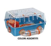 Cage ludique pour hamsters 40.5*29.5*22.5 cm- En plastique - FERPLAST