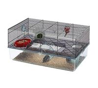 Ferplast Cage pour hamsters FAVOLA, Petits rongeurs, Plastique Robuste et métal, Accessoires Inclus, 60 x 36.5 x 30 cm
