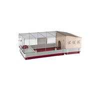 Ferplast Cage Cochon d'Inde Cage Lapin Clapier Rongeurs - Accessoires Inclus - Ouvrant et modulable 142 x 60 x h 50 CM - Krolik 140 Plus