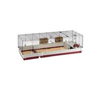 Ferplast Cage pour Lapins KROLIK 160, Cochons d'inde, Clapier, Kit de montage, avec Grille et Accessoires inclus