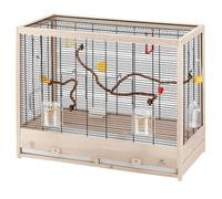 FERPLAST-Cage pour oiseau avec armature en bois certifié FSC Ferplast Giuletta 6