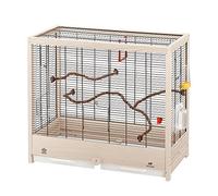Ferplast Cage pour Oiseaux en Bois FSC Giulietta 5, Cage pour Canaris, Perruches et Oiseaux Exotiques, Accessoires Inclus, 69 x 34,5 x h 58 cm.