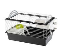 FERPLAST Cage pour Rongeurs CASITA 80 pour Cochons d'Inde, Cochons d'Inde, en Métal, Accessoires Inclus : Mangeoire, Abreuvoir, Abreuvoir, Maison. 78x48xh50cm