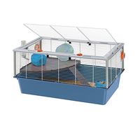 Ferplast Cage pour Rongeurs CRICETI 15 pour Hamsters, en Métal, Accessoires inclus : Mangeoire, Abreuvoir, Maison, Roue, Étagère, Échelle 78x48xh39cm