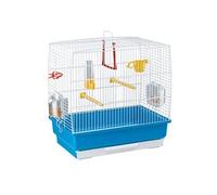 Ferplast Cage rectangulaire pour petits oiseaux exotiques et canaris REKORD 2 Petite cage pour oiseaux équipée d'accessoires et de mangeoires