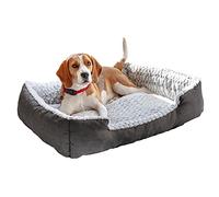 Ferplast Canapé rembourré pour Chiens et Chats Sweetie 90,91 x 72 x 19 cm, Blanc/Gris