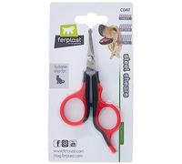 Ferplast Ciseaux de tonte pour chiens et chats, lames en acier inoxydable et pointes arrondies, adaptés aux poils courts, moyens et longs