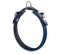 Ferplast Collier Chien ERGOCOMFORT C15/33, collier pour chiens de grande taille, fermeture avec micro-ajustement, rembourrage doux, dégagement rapide, bleu