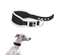 Ferplast Collier Chien ERGOCOMFORT C15/33, Collier pour lévrier, Rembourrage Doux, Argent