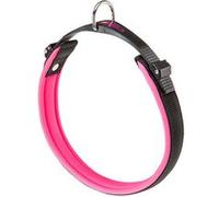 Ferplast Collier Ergonomique pour Chiens ERGOFLUO C25/51 avec Rembourrage et Fermeture à Micro-régulation Fuchsia Fuchsia G