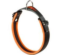 Ferplast Collier Ergonomique pour Chiens ERGOFLUO C25/60 avec Rembourrage et Fermeture à Micro-régulation Orange Orange G