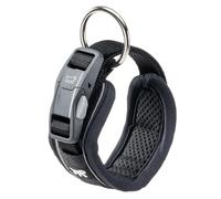 Ferplast Collier pour Chien Genius C15/35, réfléchissant, Respirant, réglable, Fermeture magnétique à dégagement Rapide, Collier pour Chiens de Petite Taille, Rembourrage Doux, Noir