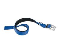 Ferplast Collier pour chien M/L — nylon rembourré, boucle réglable en métal, tour de cou 41–49 cm, bleu