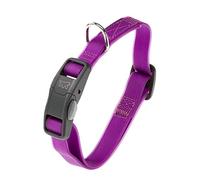 Ferplast Collier pour Chiens Evolution C16/44 avec Boucle Magnétique, Hypoallergénique, Lavable, Violet
