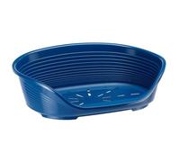FERPLAST Corbeille Siesta Deluxe 8 - 82x59,5x25 cm - Bleu - Pour chien et chat