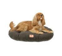 Ferplast Coussin pour Chien de Taille Moyenne, Panier pour Chat, Tissu bouclé synthétique Lavable, Rembourrage Moelleux, Dimensions : 65 x 42 x h 4 cm. Vert.