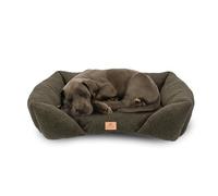 Ferplast Coussin pour Chien de Taille Moyenne, Panier pour Chat, Tissu bouclé synthétique Lavable, Rembourrage Moelleux, 78 x 56 x h 22 cm. Vert