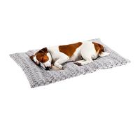 Ferplast Coussin pour Chien - Taille M - Double Face - Peluche Chaude et Moelleuse - 76 x 50 x 5 cm - Colombe