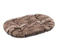 Ferplast Coussin pour Chiens et Chats RELAX C 100/12 Coton Rembourré Doux Lavable Pratique Marron Marron G