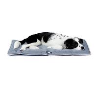 Ferplast Coussin pour Chiens Jolly 85, Matelas pour Animaux, résistant, Tissu Technique Anti-griffures, déperlent, Lavable, 83 x 50 cm Gris