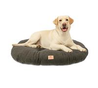 Ferplast Coussin pour Grand Chien, Panier pour Chat, Tissu bouclé synthétique Lavable, Rembourrage Moelleux, Dimensions : 85 x 55 x h 5 cm. Vert.