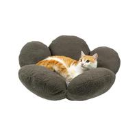Ferplast Coussin pour Niche pour Chiens et Chats, Tissu bouclé synthétique Lavable, Rembourrage Moelleux, P. 64 x H. 21 cm. Marron