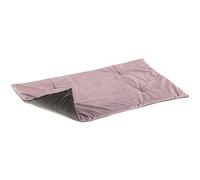 Ferplast couverture pour chiens et chats BARON 65, matelas lit pour animaux, double face, velours doux, lavable 65x40 rose