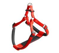 Ferplast Daytona Harnais pour Chien, Harnais pour Petits Chiens, Harnais Chien Reimburré, Réglable, Rouge