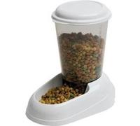 Ferplast Distributeur Croquettes Zenith 3l En Plastique - 29,2x20,2x28,8 - Blanc - Chien Et Chat