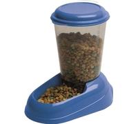 FERPLAST Distributeur croquettes Zenith 3L en plastique - 29,2x20,2x28,8 - Bleu - Chien et chat