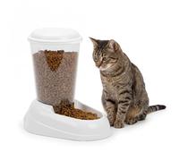 Ferplast Distributeur de croquettes Zenith 3 L plastique 29,2×20,2×28,8 cm Blanc — chien et chat