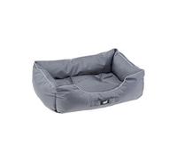 Ferplast Divan pour chiens JAZZY 80, couchage rembourré pour animaux, résistant, tissu technique, anti-griffures, déperlent, lavable, 78x56x22 gris