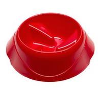 Ferplast Écuelle anti-glouton pour petits chiens en plastique Magnus Slow Small, 0,5 litres, plastique anti-dérapant Rouge Rouge G