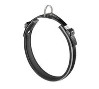Ferplast Collier pour chien Ergocomfort C15/33 Gris rembourré micro-réglable 1,5 cm 25-33 cm