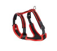 Ferplast Ergocomfort S- Harnais rembourré - Cou 32 cm / 42 cm - Poitrine 46 cm / 56 cm - rouge