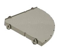 Ferplast Étagère en Plastique pour Cage en Huron 38 x 38 x 3 cm Noir Taille M