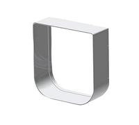Ferplast Extension pour Porte pour Chats Chatière avec Puce Porte Basculante Swing Microchip Extension, 22,5 X 16,2 X H 25,2 cm, Profondeur 5 cm, Blanche