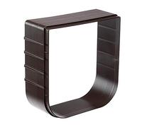 Ferplast Extension pour porte pour petits chiens et chats chatière basculante SWING 1 EXTENSION, 15,5 x 5 x h 16 cm, profondeur 5 cm, Marron